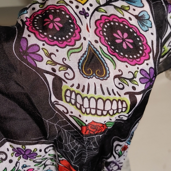 Sugar Skull Scarf - Picture 2 of 2